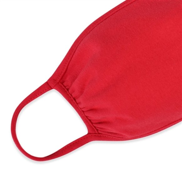 2 for 20! Red print face mask - Picture 3 of 6